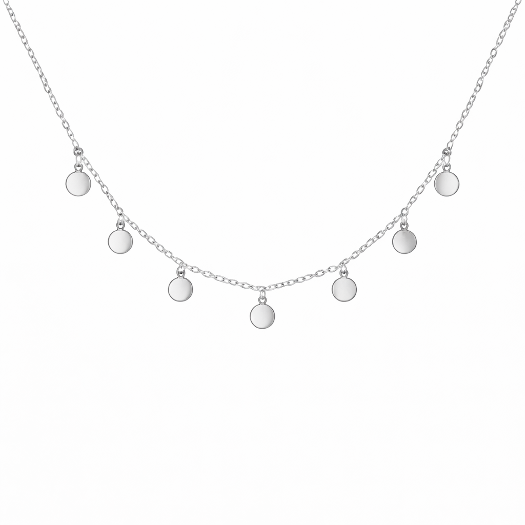 Classic Disc Charm Necklace