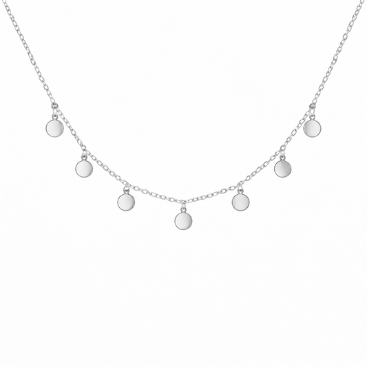 Classic Disc Charm Necklace