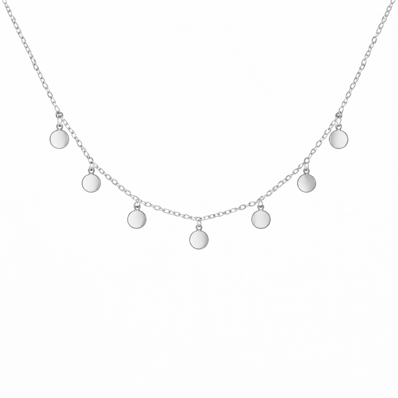 Classic Disc Charm Necklace
