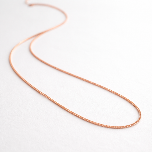 Delicate Rose Gold Chain