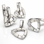 Triangle Link Jewellery Set