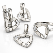Triangle Link Jewellery Set