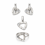 Triangle Link Jewellery Set