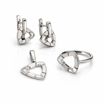 Triangle Link Jewellery Set