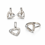 Triangle Link Jewellery Set