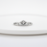 Crown Heart Diamond Ring