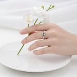 Crown Heart Diamond Ring