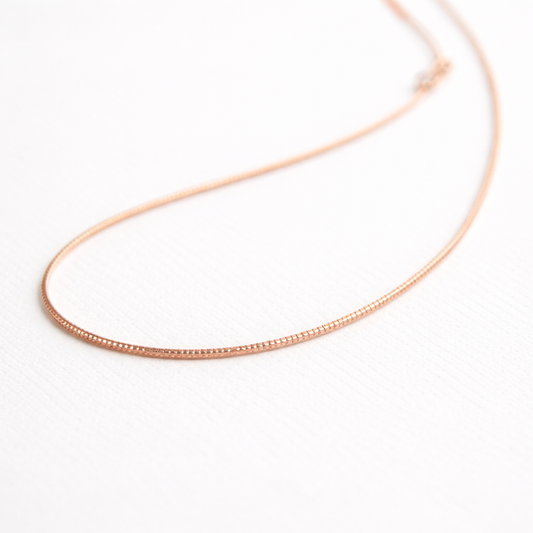 Rose Gold Minimal Chain