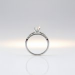 Elegant solitaire ring