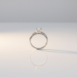 Elegant solitaire ring