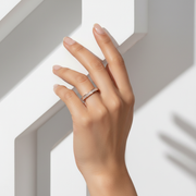 Rose Gold Baguette Eternity Band