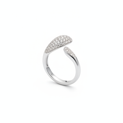 Modern Pavé Open Ring