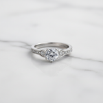 Vintage Inspired Diamond Engagement Ring
