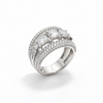 Luxury Multi-Stone Diamond Statement Ring