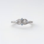 Vintage Inspired Diamond Infinity Ring