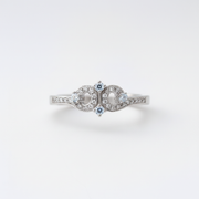 Vintage Inspired Diamond Infinity Ring