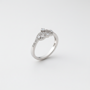Vintage Inspired Diamond Infinity Ring