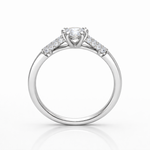 Classic Solitaire Sparkle Ring