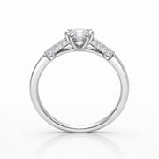 Classic Solitaire Sparkle Ring