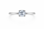 Minimal Classic Solitaire Ring