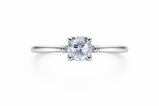 Minimal Classic Solitaire Ring