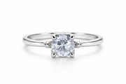 Minimal Classic Solitaire Ring