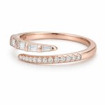Rose Gold Diamond Wrap Ring