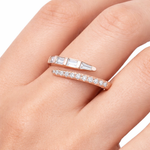 Rose Gold Diamond Wrap Ring