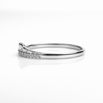 Delicate Heart Diamond Ring