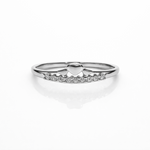 Delicate Heart Diamond Ring