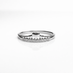 Delicate Heart Diamond Ring