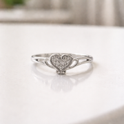 Vintage Heart Filigree Ring