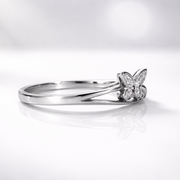 Butterfly Diamond Ring