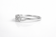 Double Heart Infinity Ring