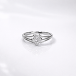 Heart Cluster Diamond Ring