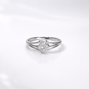 Heart Cluster Diamond Ring