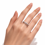 Elegant Stone Curve Ring