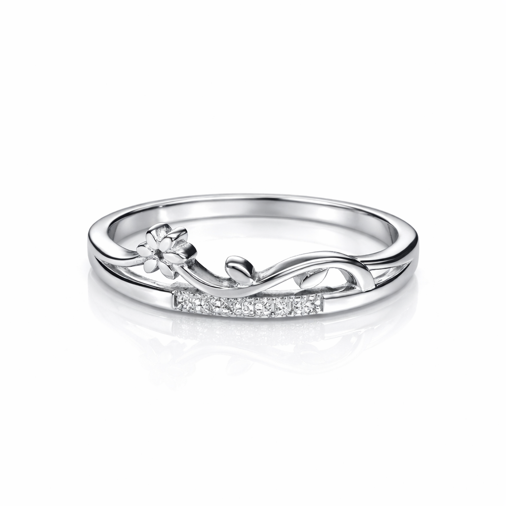Floral Diamond Ring
