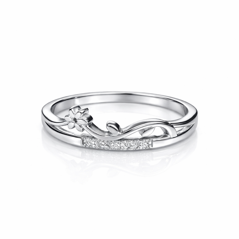 Floral Diamond Ring