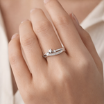 Star Accent Diamond Ring
