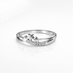Star Accent Diamond Ring