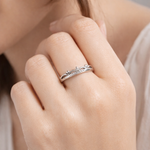 Floral Vine Diamond Ring