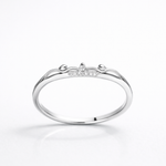Floral Vine Diamond Ring