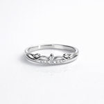 Floral Vine Diamond Ring