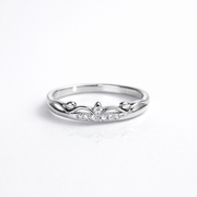Floral Vine Diamond Ring