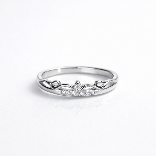 Floral Vine Diamond Ring