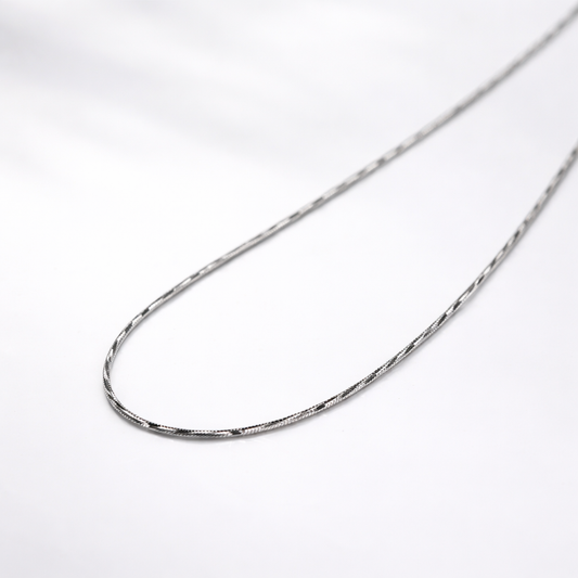 Silver Twisted Chain