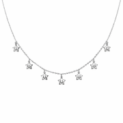 Star Smiley Charm Necklace