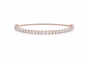 Adjustable Rosegold Diamond Tennis Bracelet