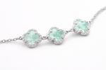 Clover Charm Silver Bracelet